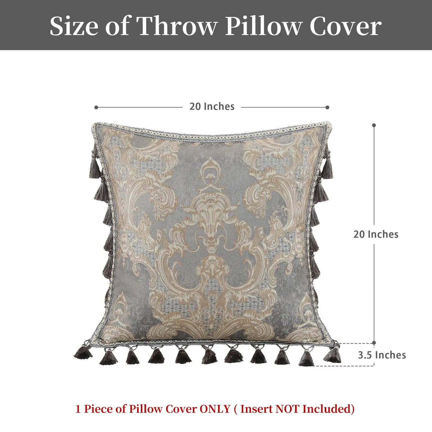 Empress 20" Square Pillow Cover