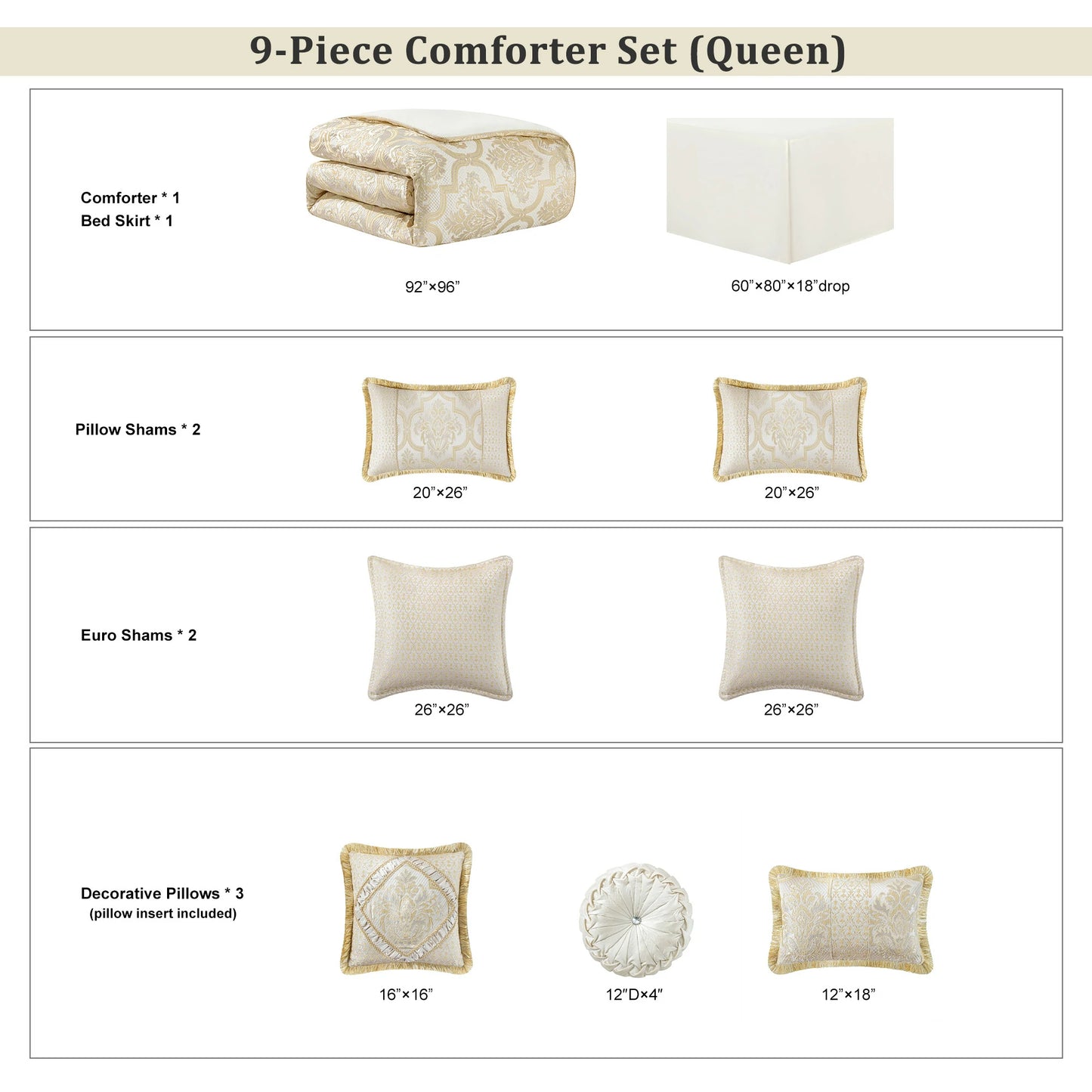 Maryland Jacquard Bedding Set