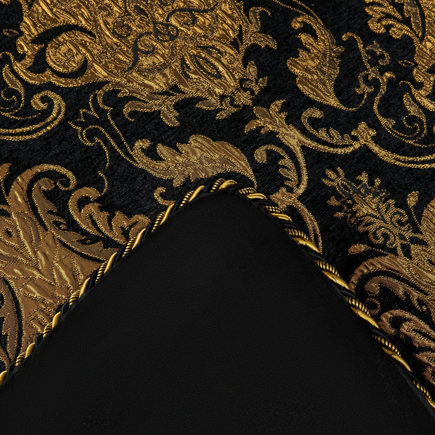 Black Florence Damask Bedding Set