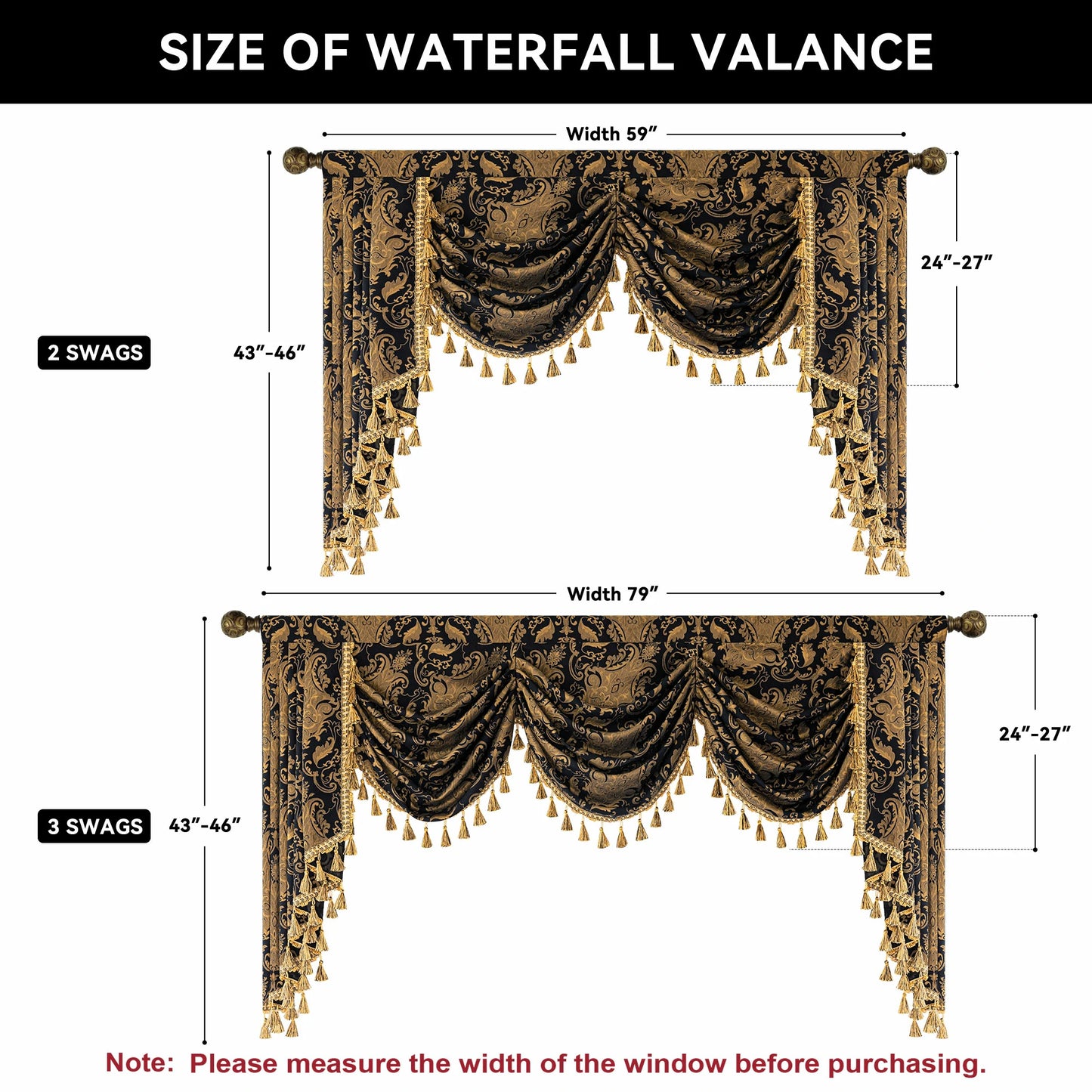 black-florence-valance