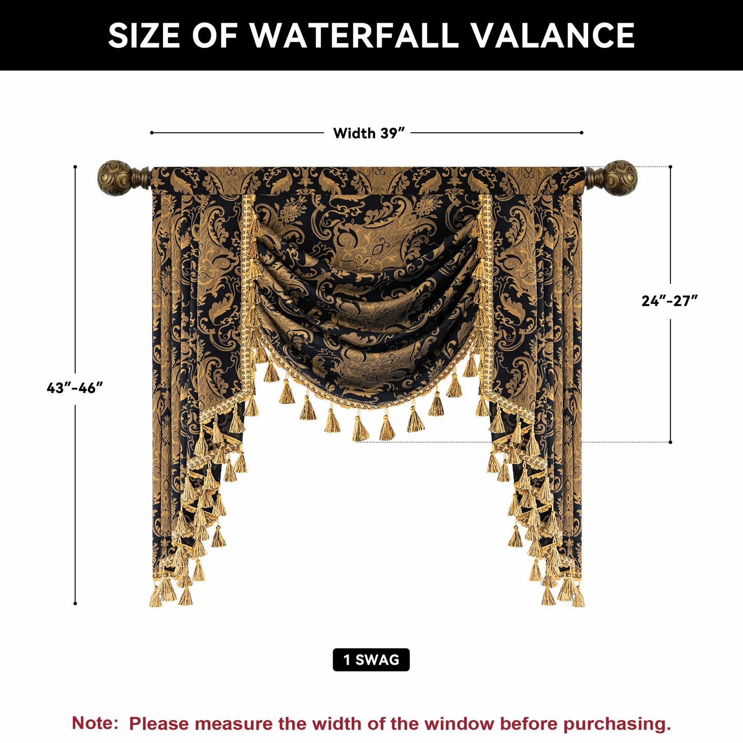 black-florence-valance