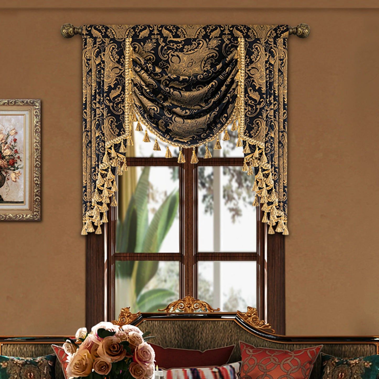 black-florence-valance