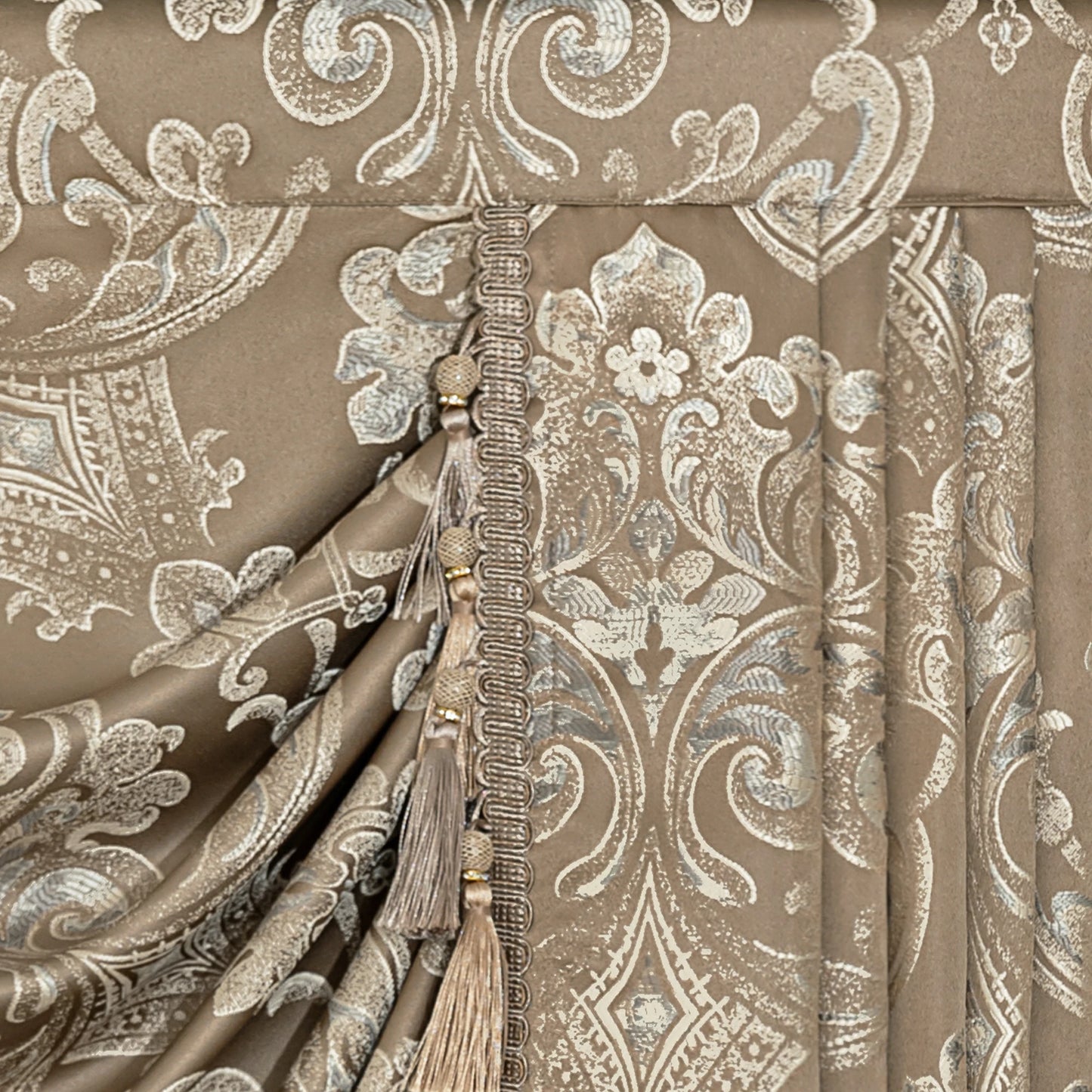 Coffee Seville Swag Valance