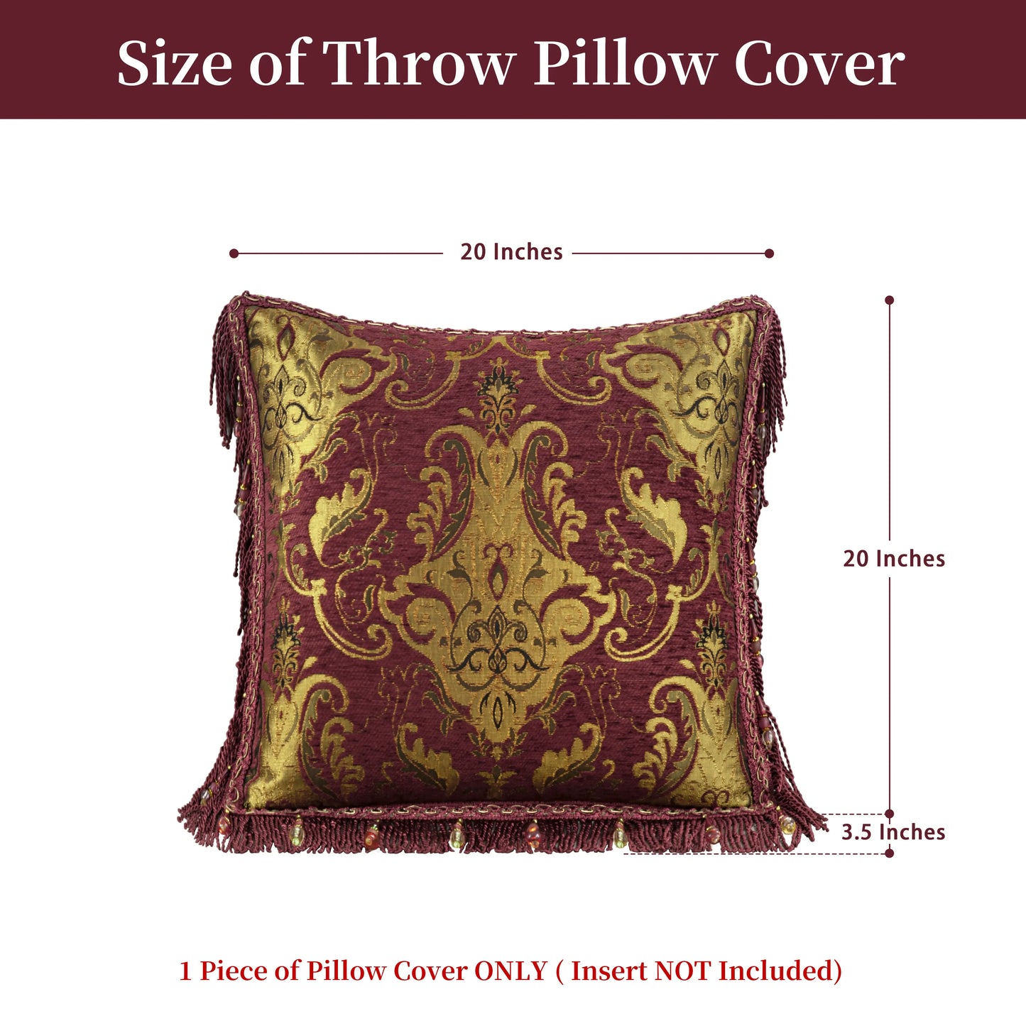 Florence 20" Square Pillow Cover