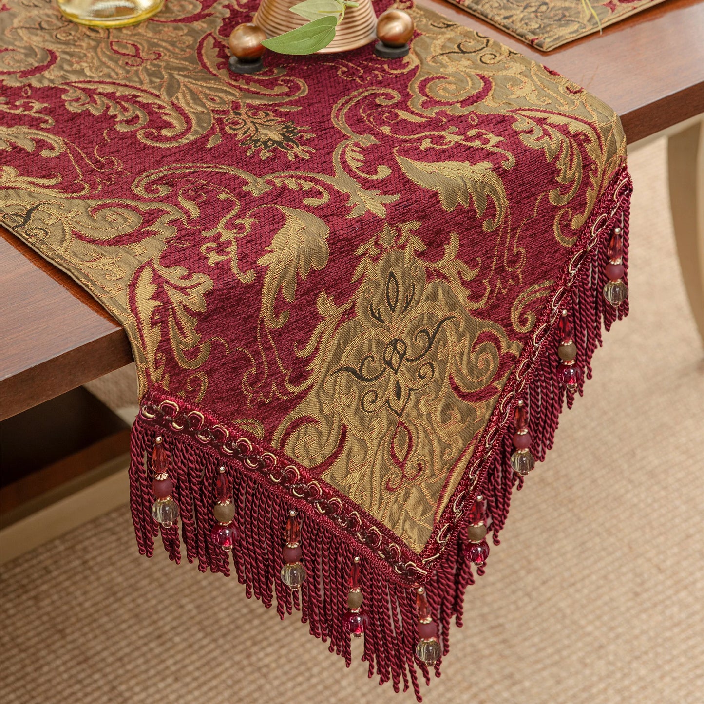 Florence Damask Table Runner