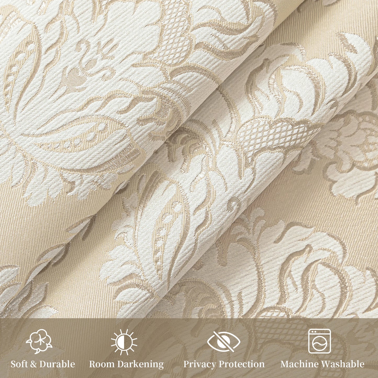 Milano Damask Curtains