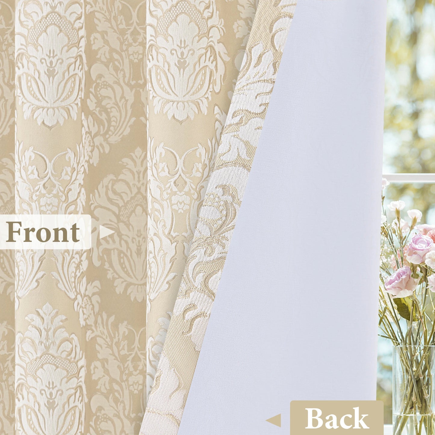 Milano Damask Curtains