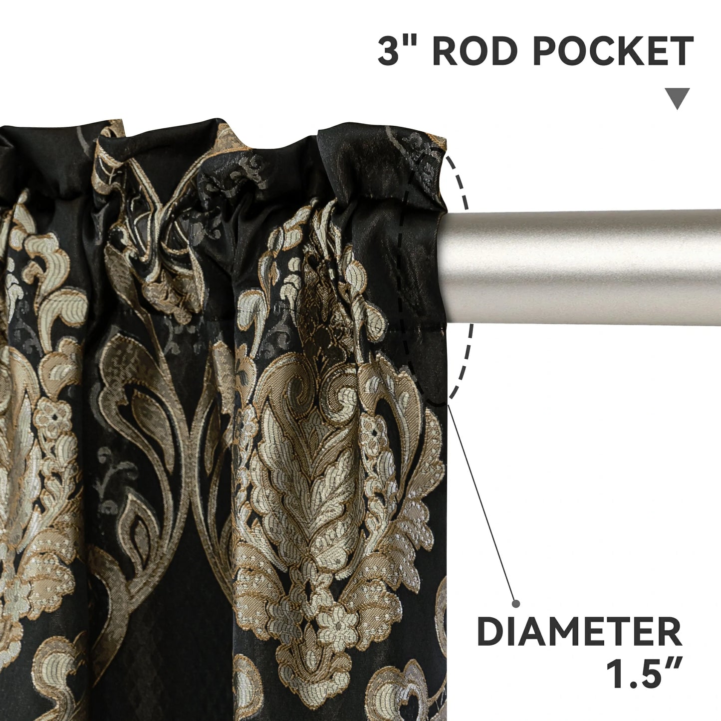 Municy Jacquard Curtains