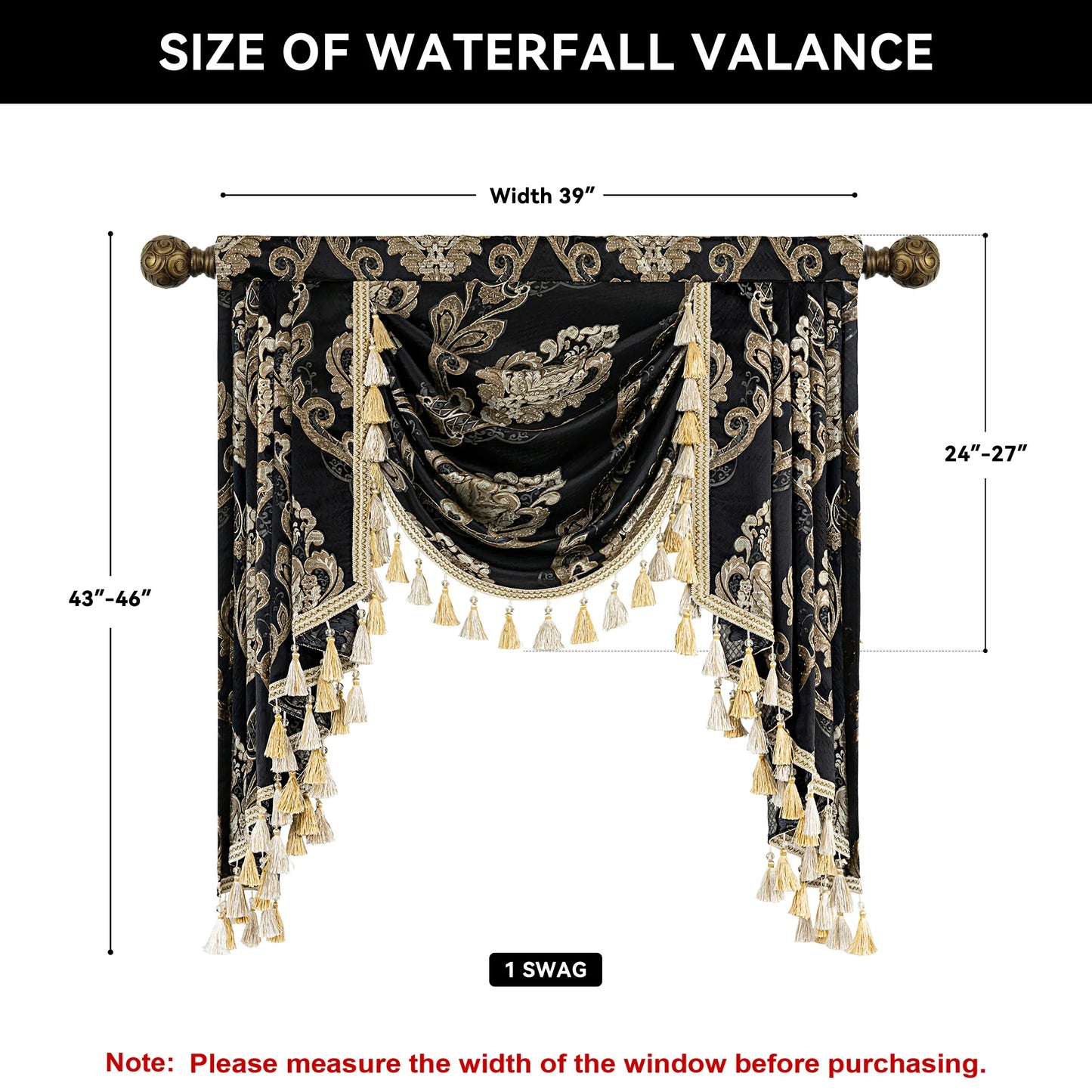 Municy Swag Valance