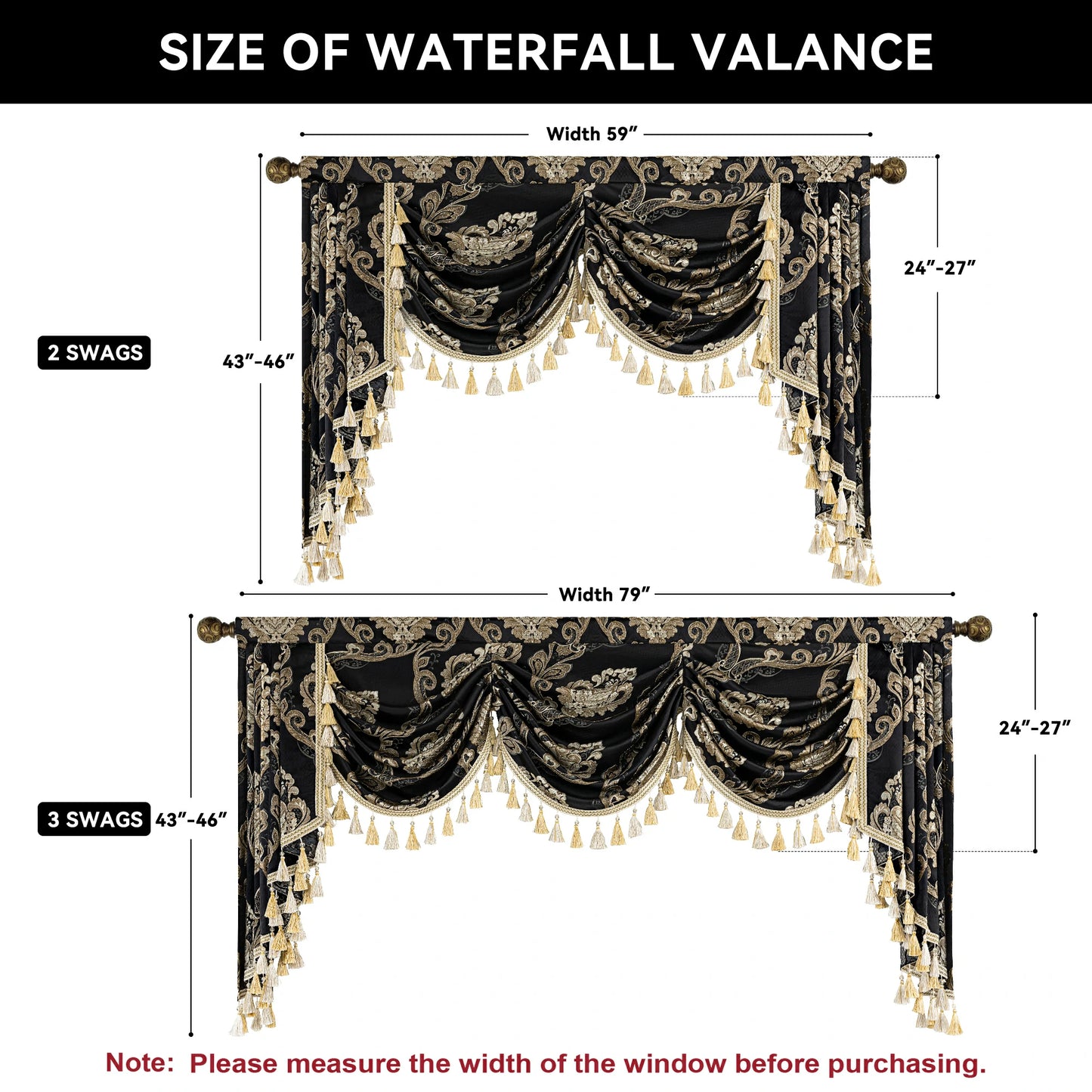 Municy Swag Valance