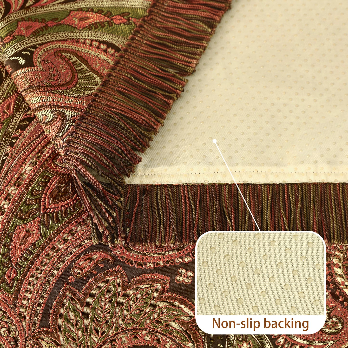 Twilight Paisley Armrest Covers