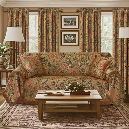 Twilight Paisley Sofa Cover