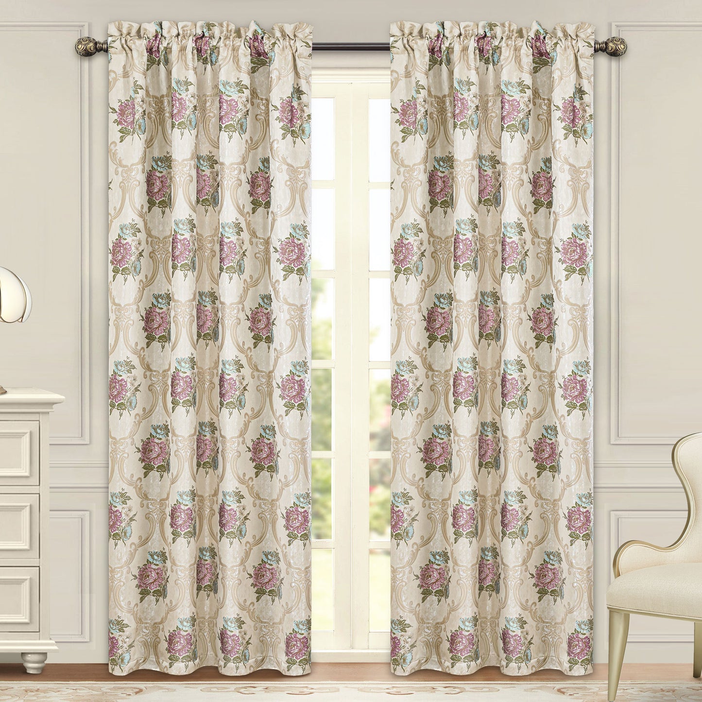 floral-curtains