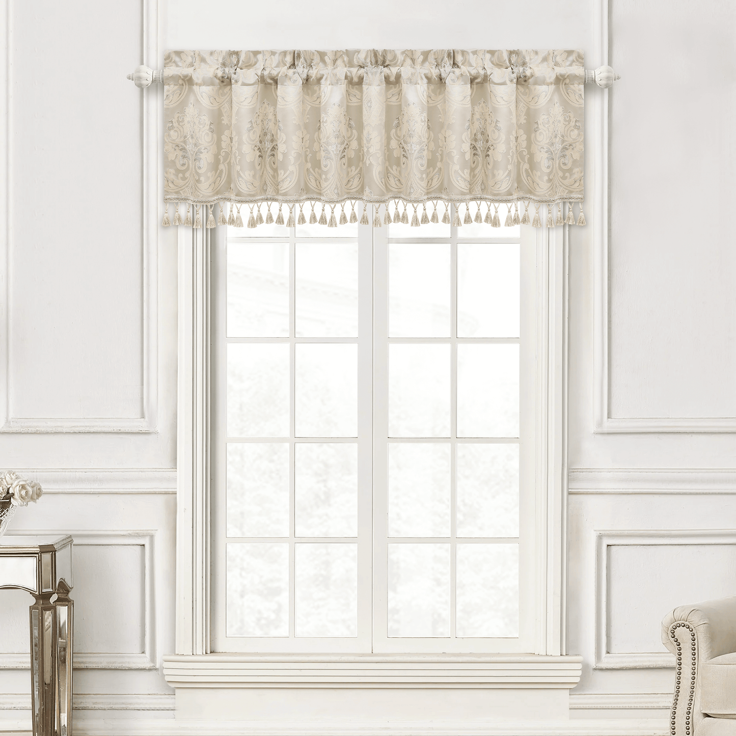 Seville Damask Valance