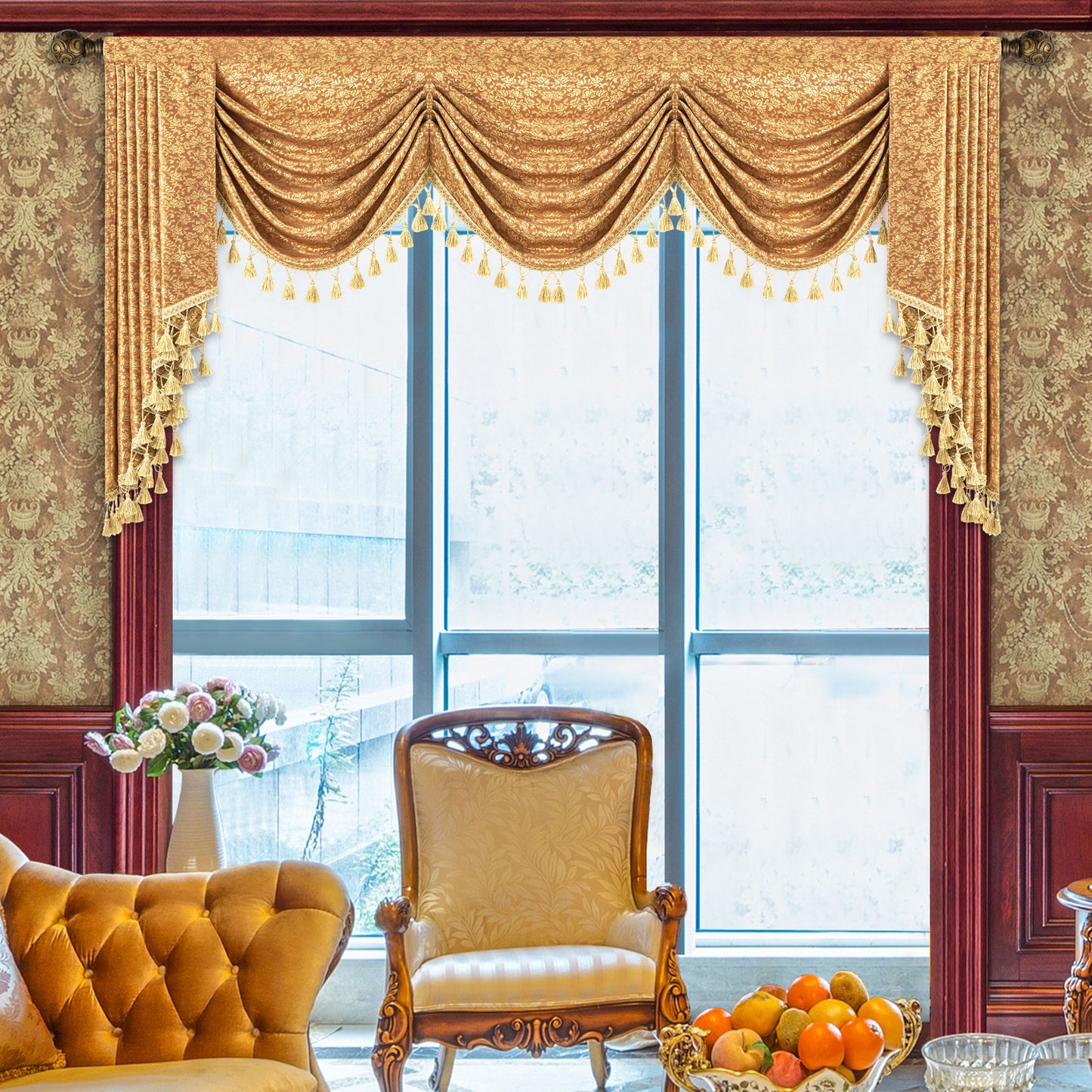 Irises-valance