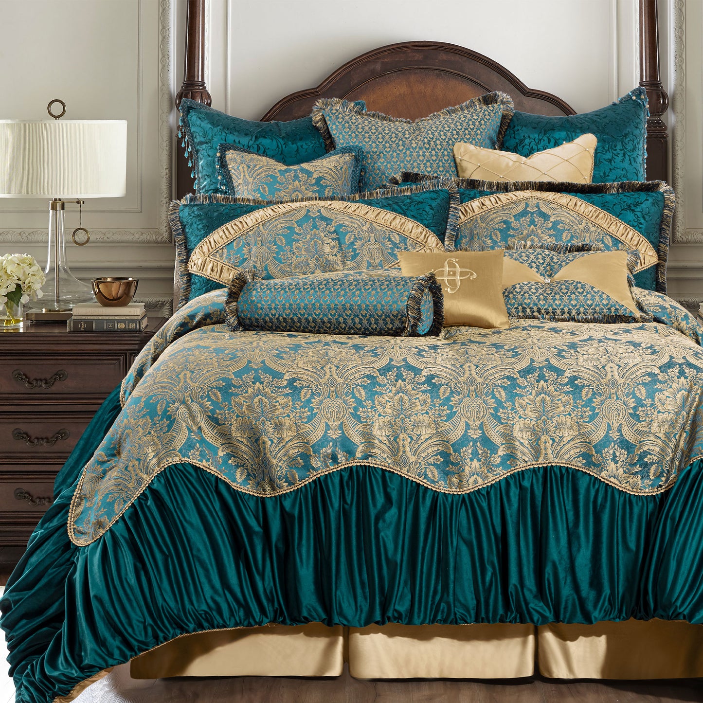 teal-bedding