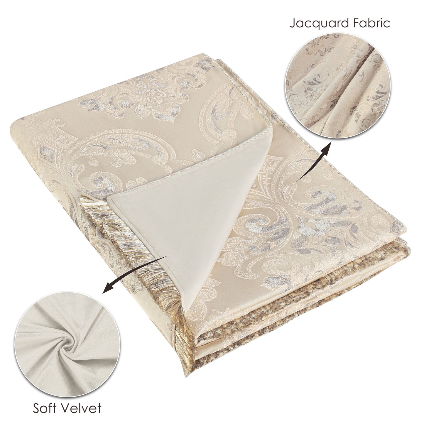 Seville Jacquard Throw Blanket