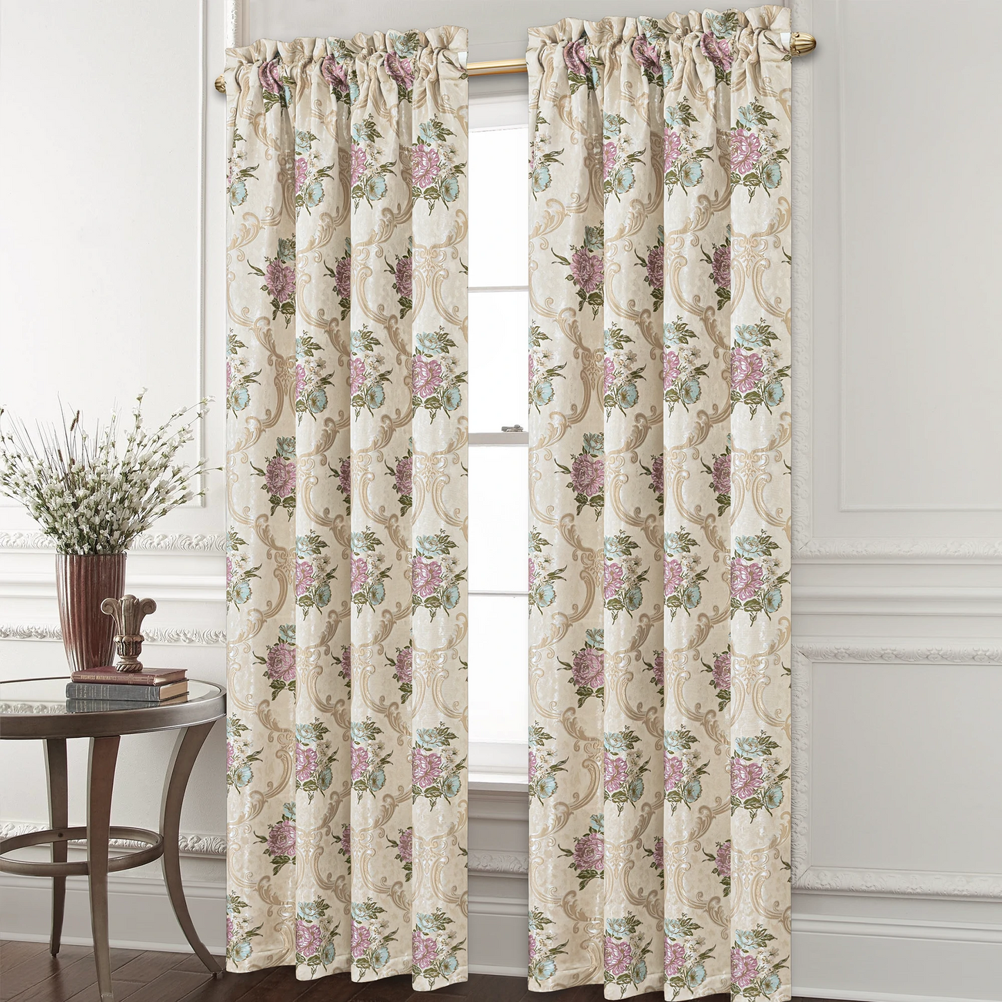 floral-curtains