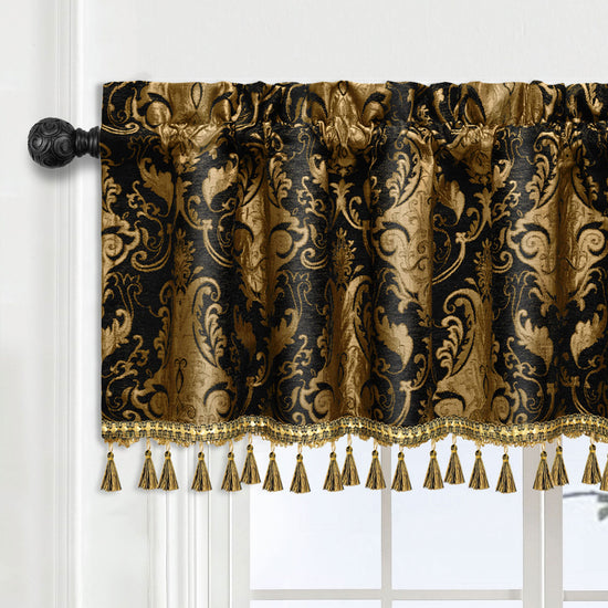 black-florence-valance