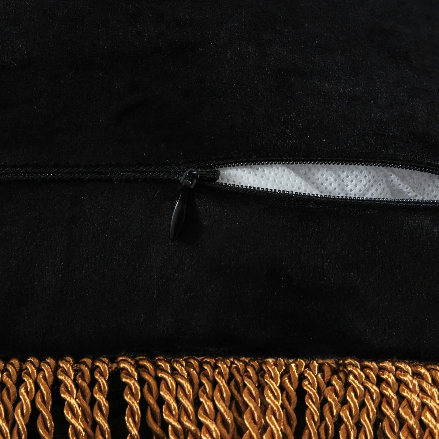 Black Florence 20" Square Pillow Sham