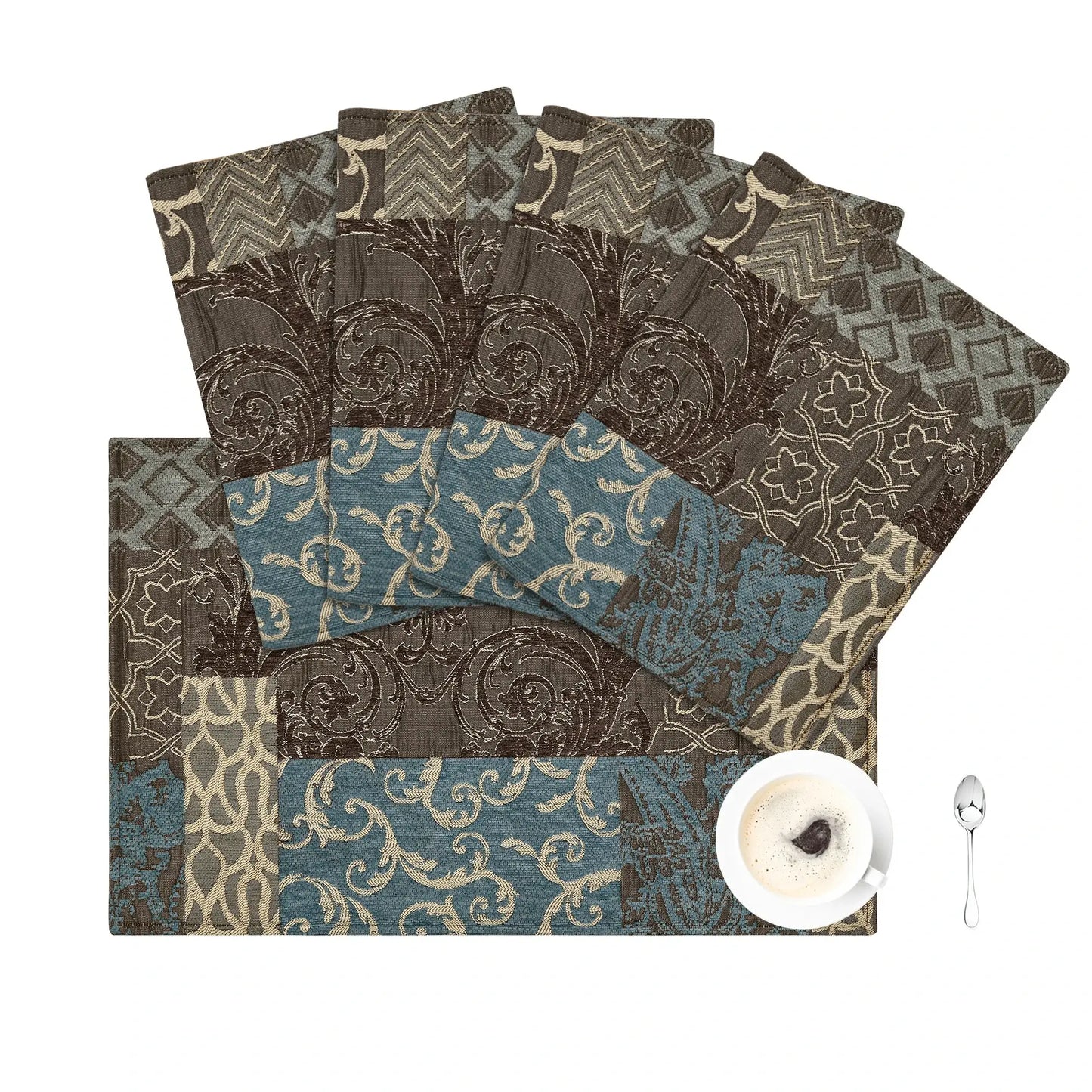 Blue Loong Patchwork Placemats