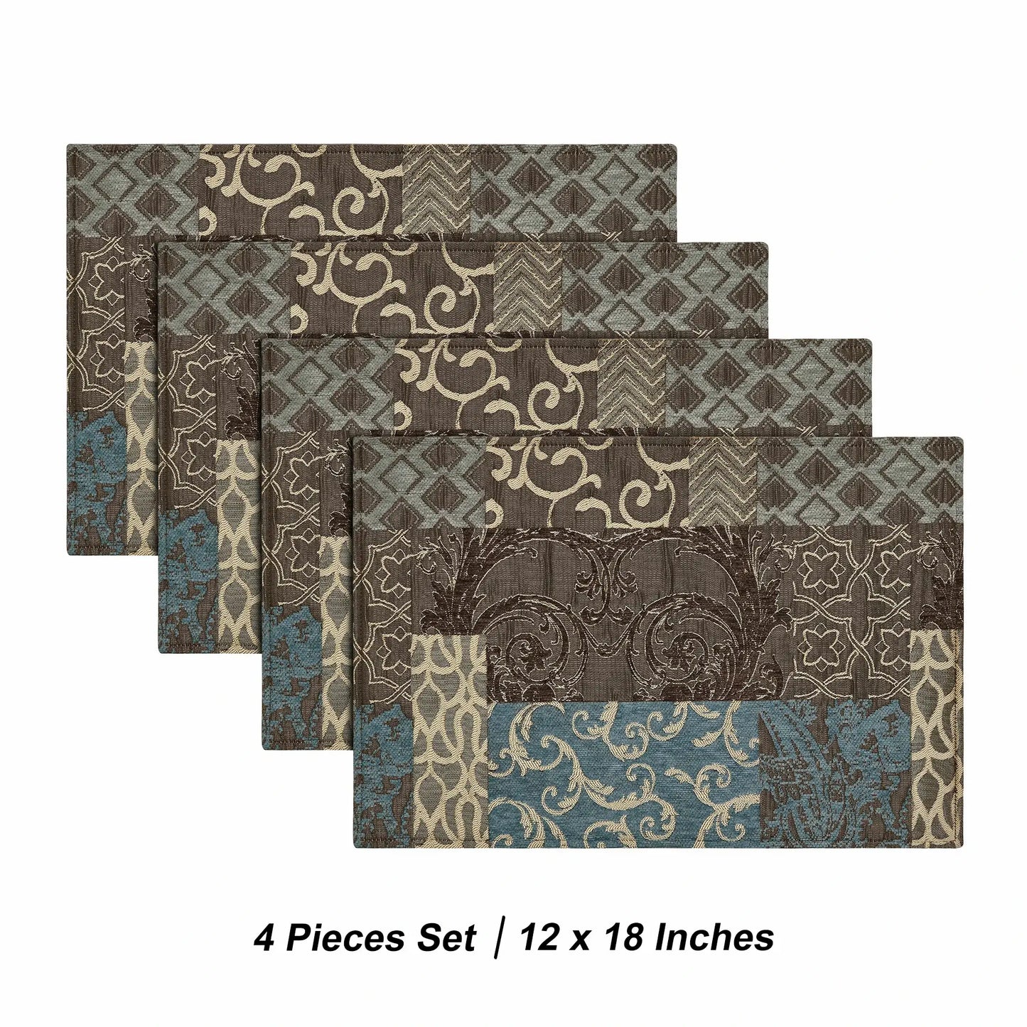 Blue Loong Patchwork Placemats