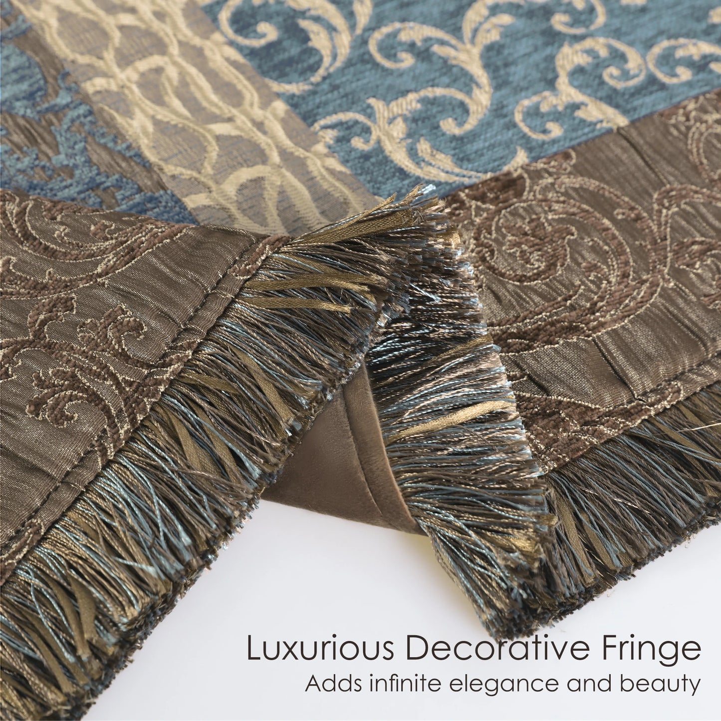 Blue Loong Patchwork Throw Blanket