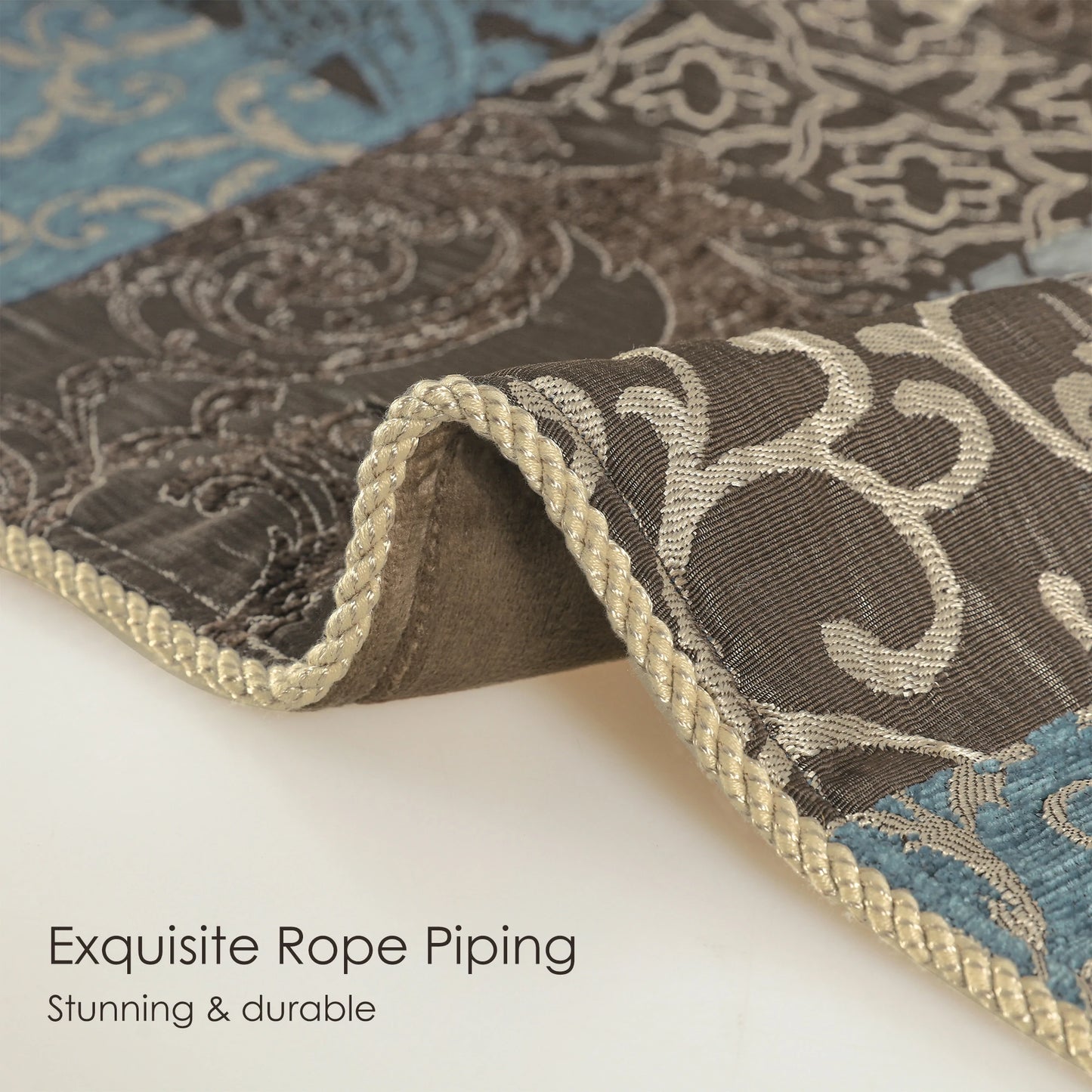 Blue Loong Patchwork Throw Blanket