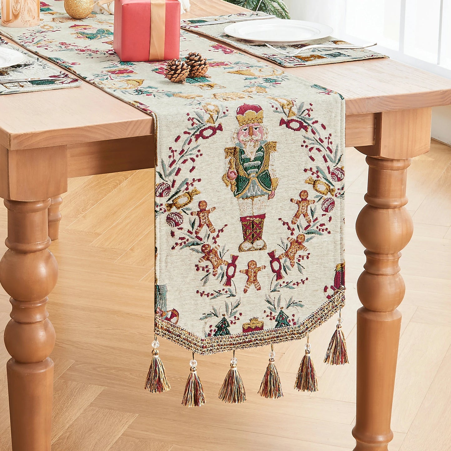 Christmas Cartoon Table Runner
