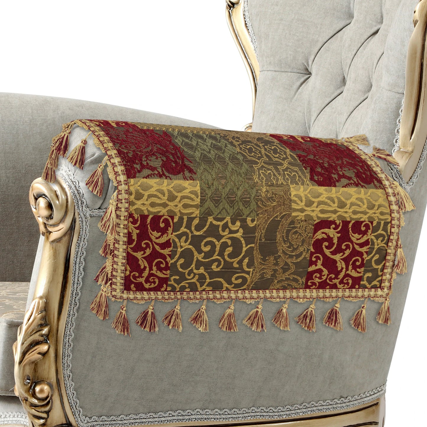 Loong Patchwork Armrest Covers