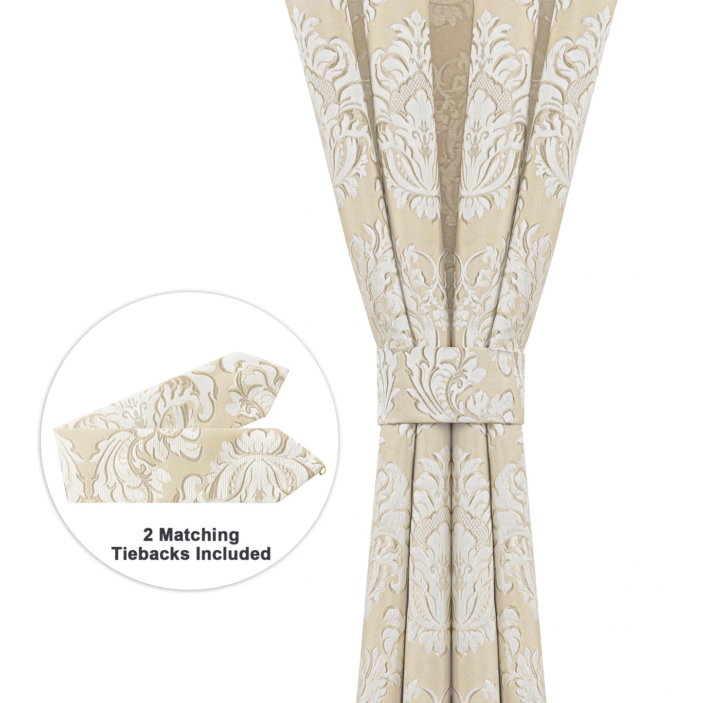Milano Damask Curtains