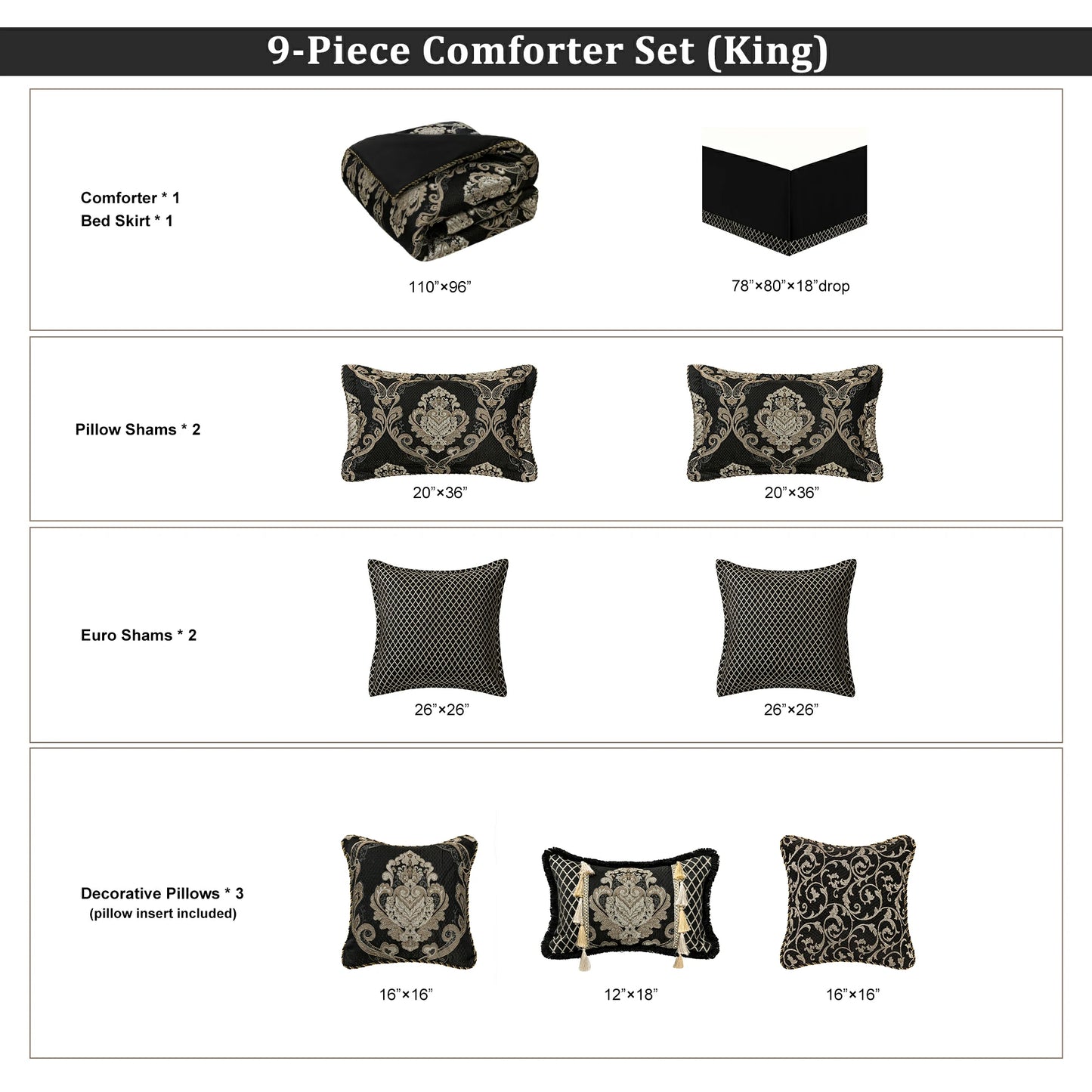 Municy Jacquard Bedding Set