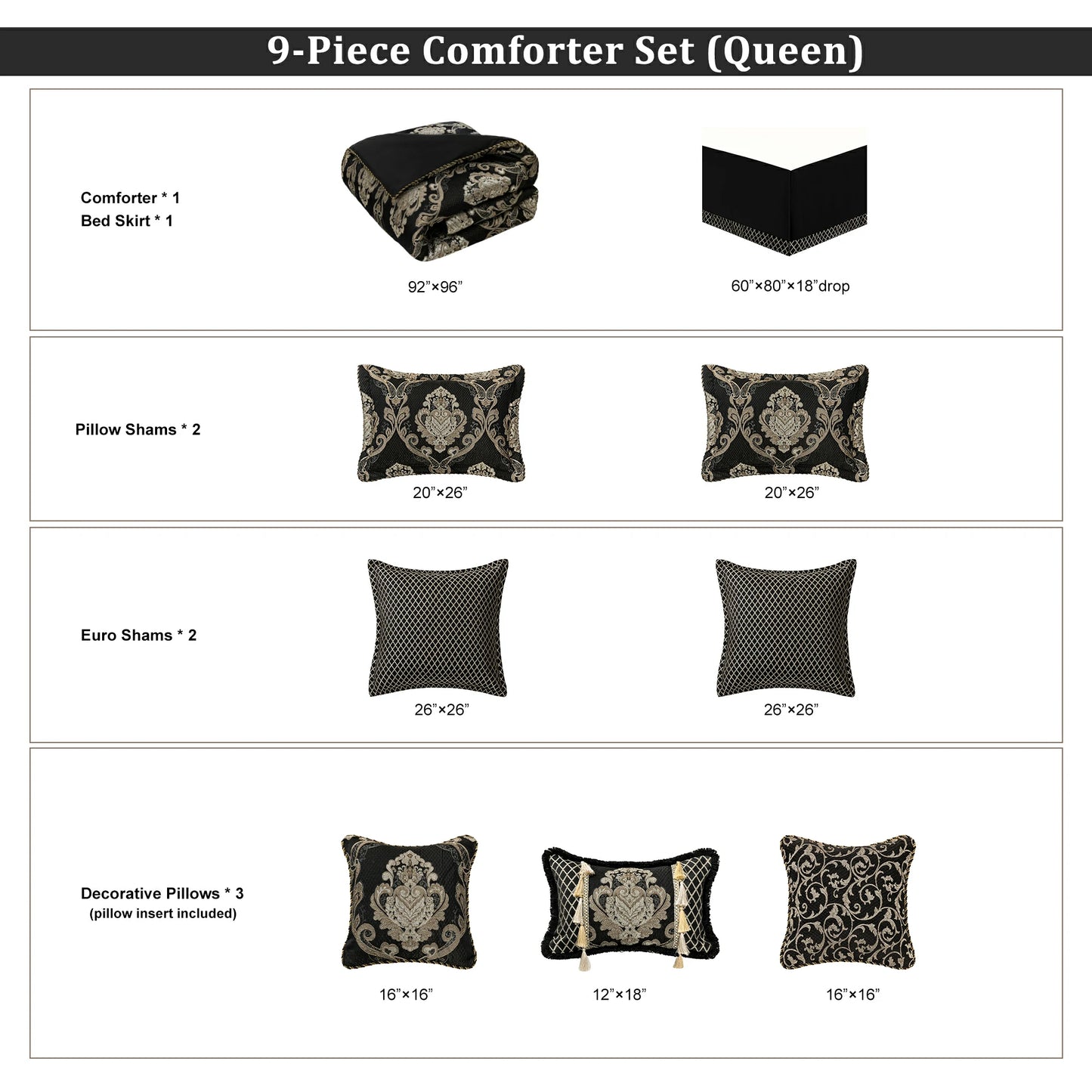 Municy Jacquard Bedding Set