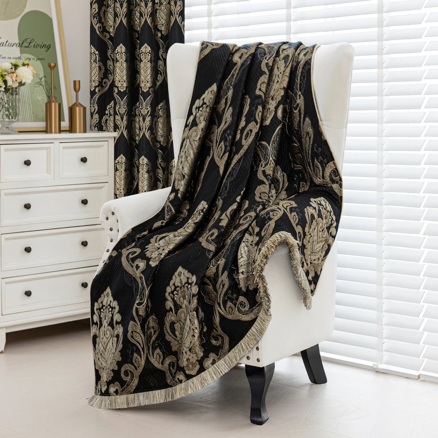 Municy Jacquard Throw Blanket