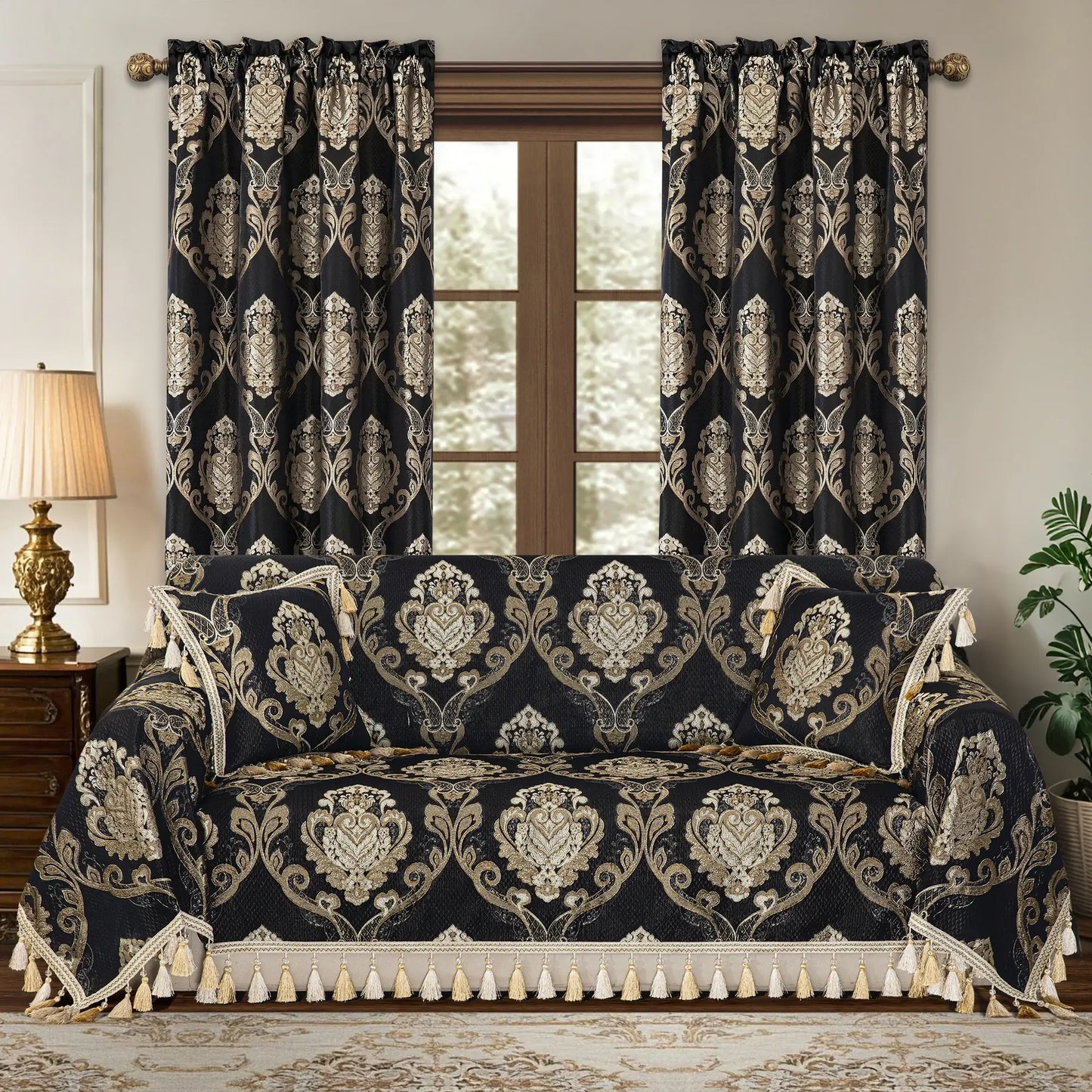 Municy Jacquard Sofa Cover