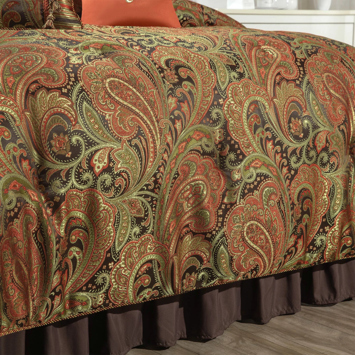 Twilight Paisley Jacquard Bedding Set