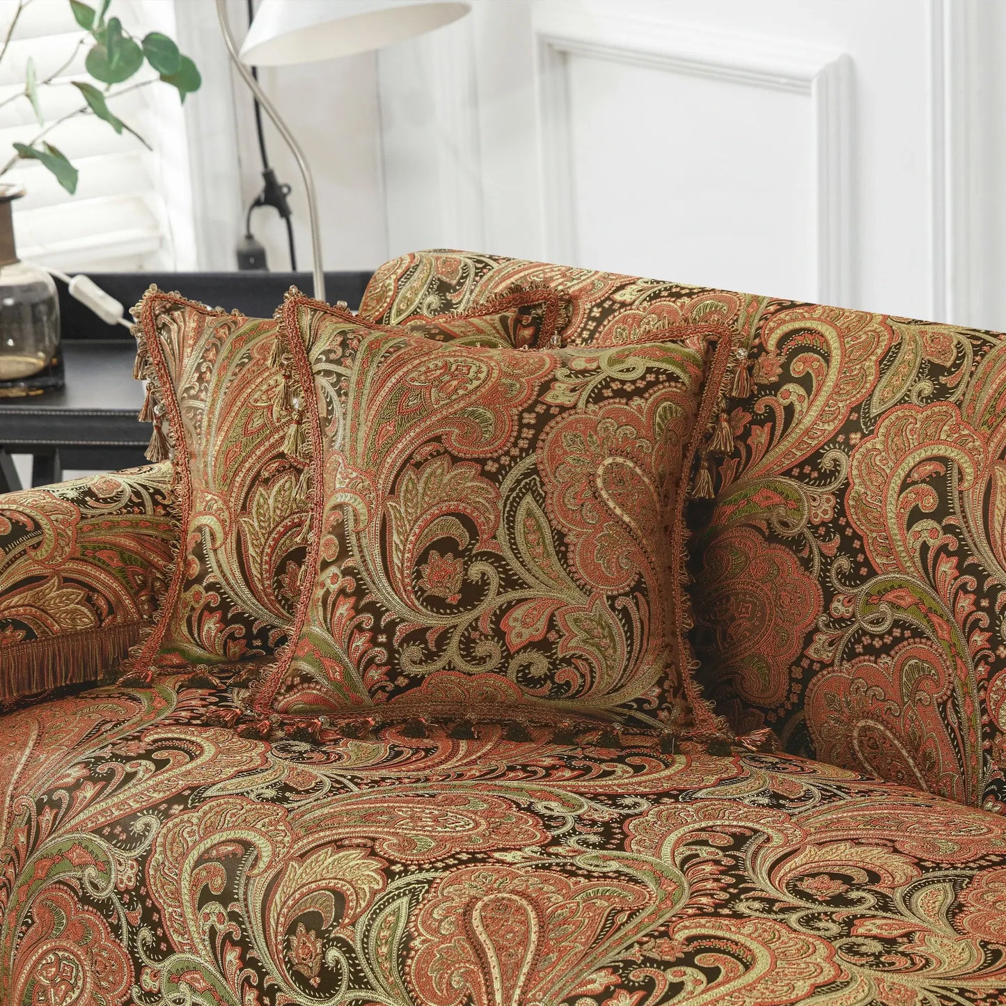 Twilight Paisley Sofa Cover