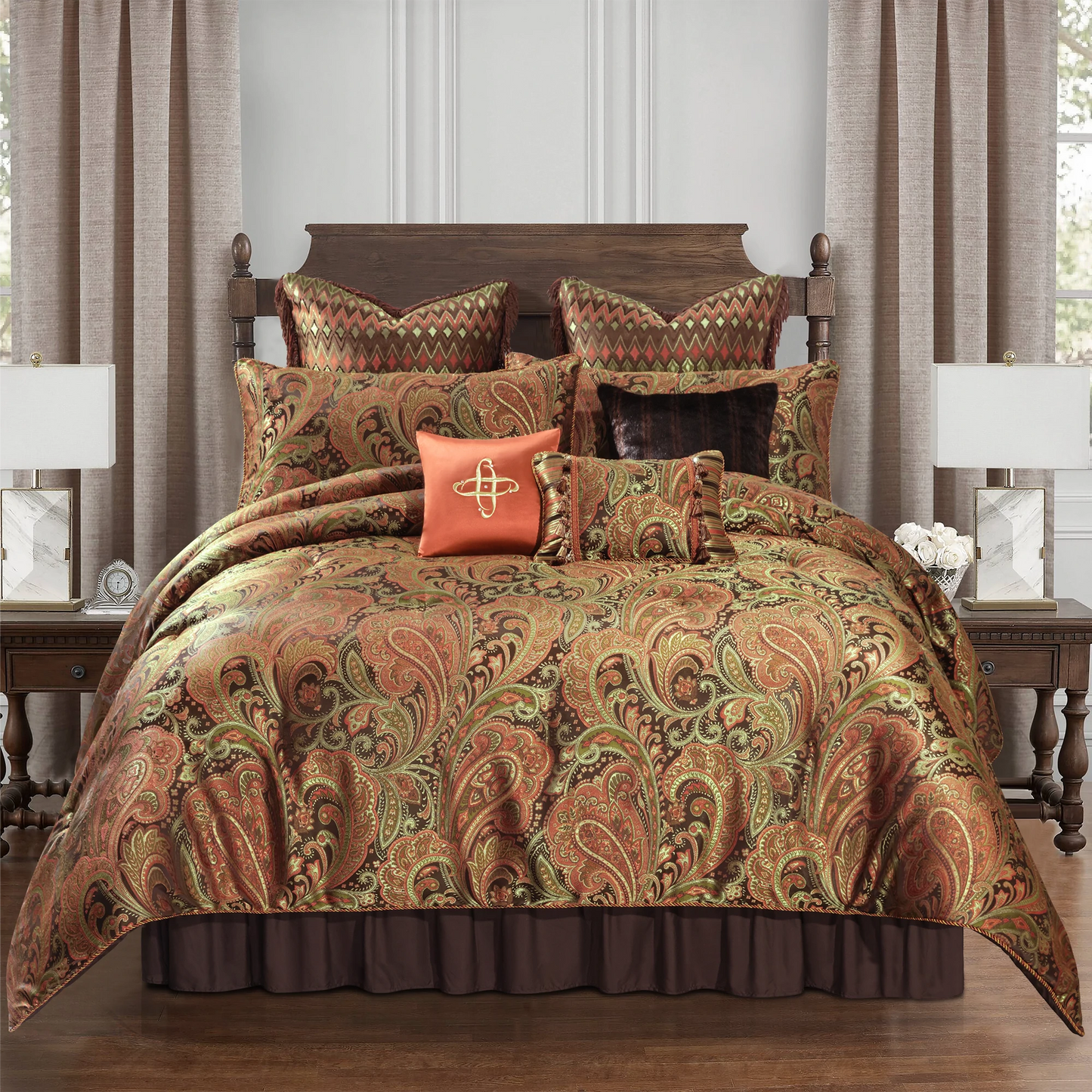 Paisley Jacquard Bedding Set