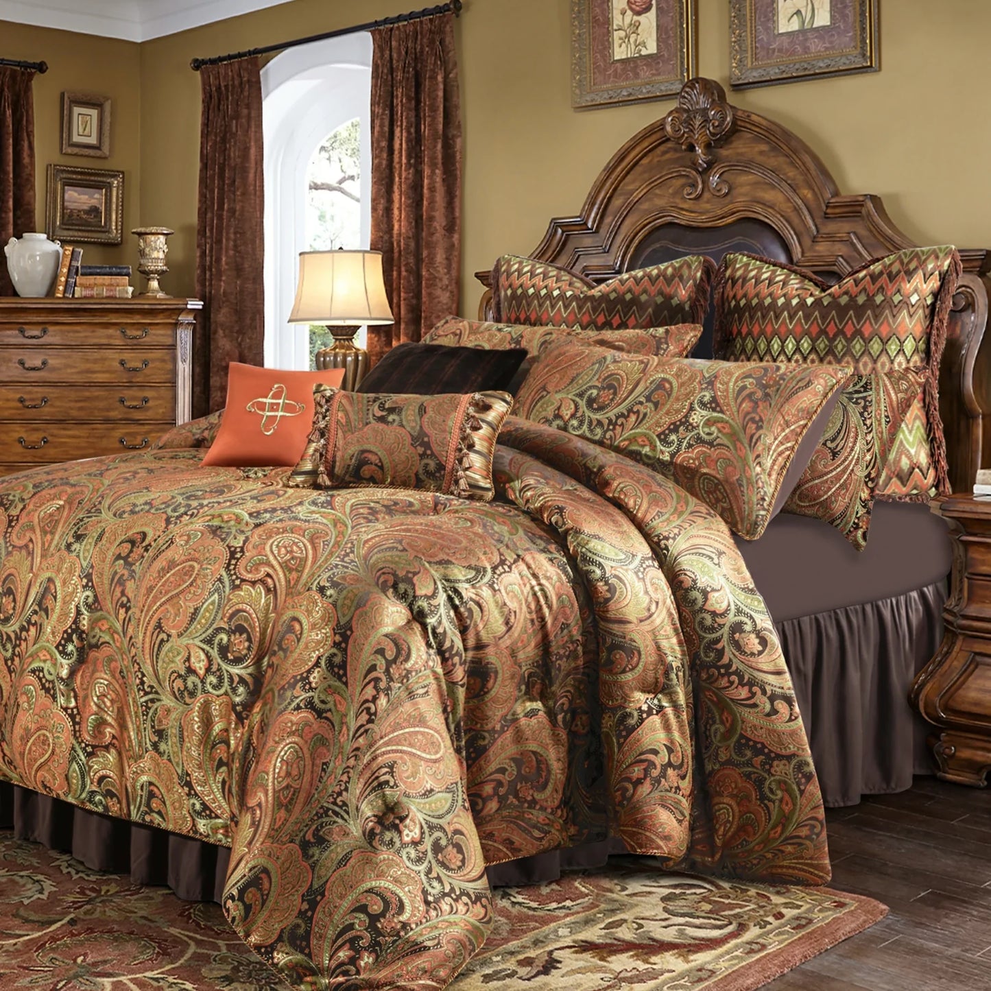 Paisley Jacquard Bedding Set