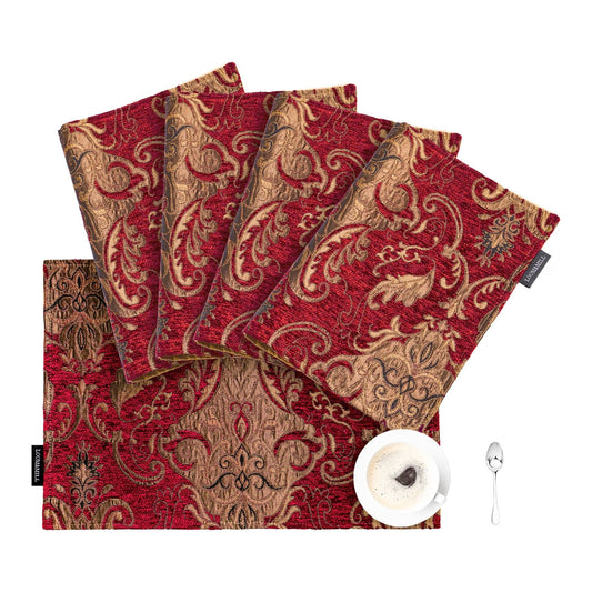 4-Piece-Florence-Damask-Placemats