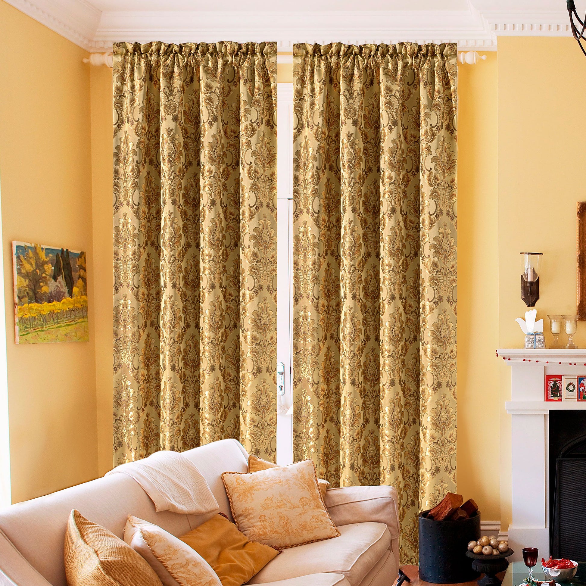 yellow-curtains