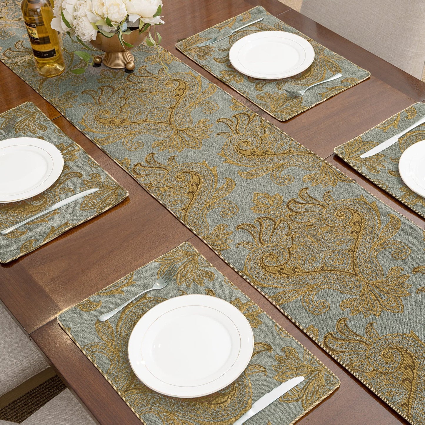 Elizabeth-Damask-Table-Runner