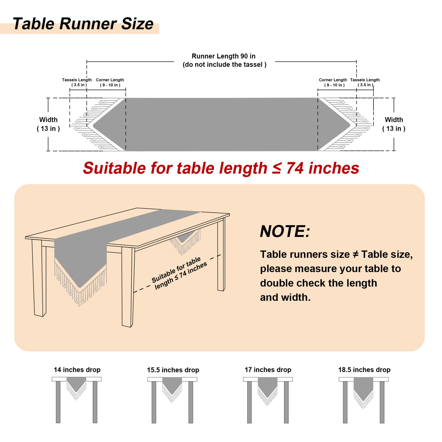 black-table-runner