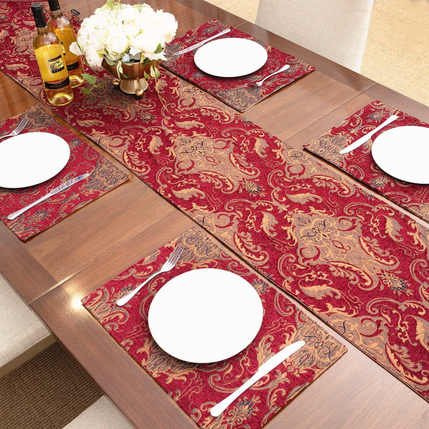 Florence-Series-Jacquard-Damask-Placemats