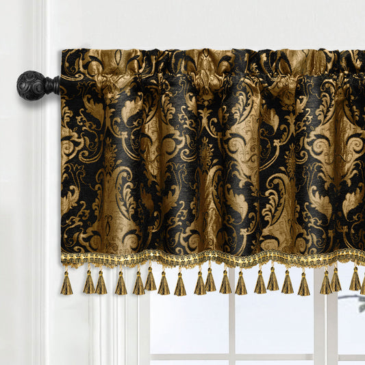 black-florence-valance