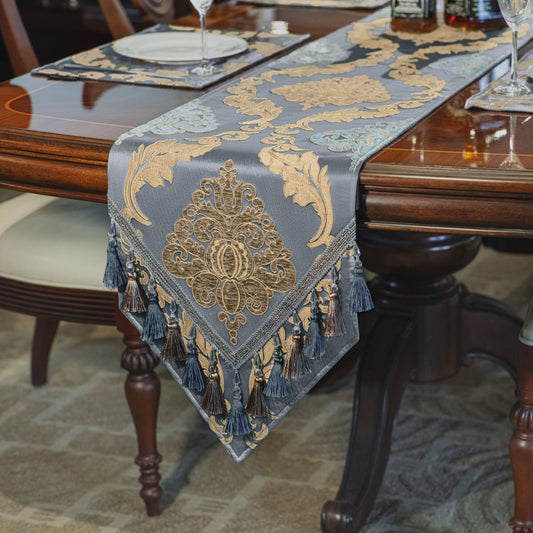 Peyton-Series-Damask-Table-Runner