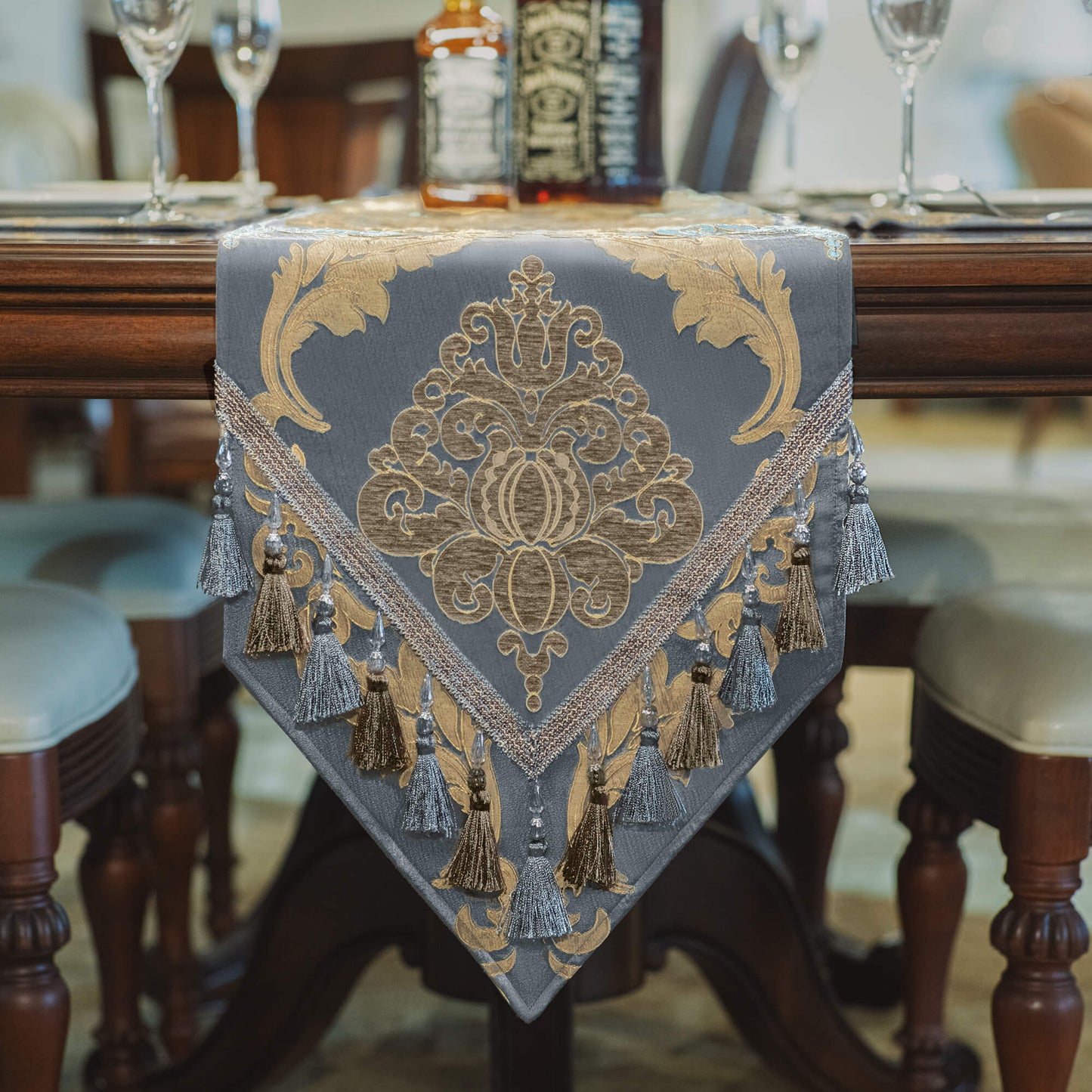 Peyton-Series-Damask-Table-Runner