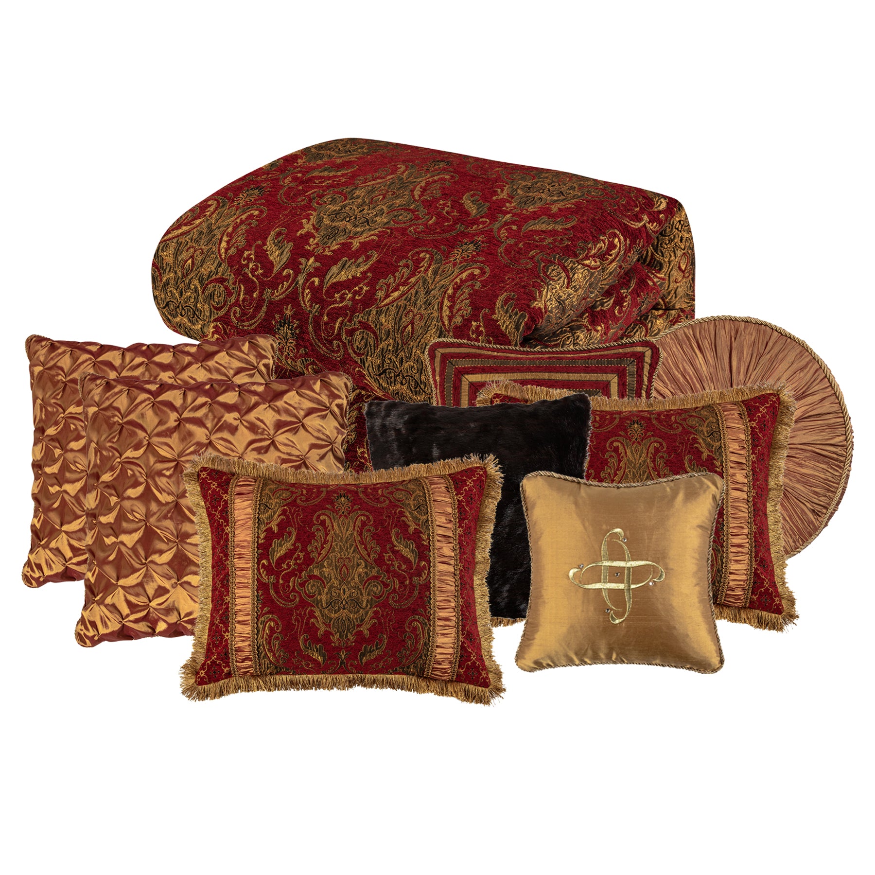 Florence-Series-Jacquard-Damask-Luxury-Bedding-Set